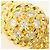 Autre Marque 18K Gelbgold-Ring mit Diamant Golden - Ansicht 2