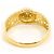 Autre Marque 18K Gelbgold-Ring mit Diamant Golden - Ansicht 4