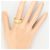 Autre Marque 18K Gelbgold-Ring mit Diamant Golden - Ansicht 7