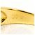 Autre Marque PT850 Platin- und Gelbgold-Diamantring Golden - Ansicht 6