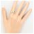 Autre Marque PT850 Platin- und Gelbgold-Diamantring Golden - Ansicht 7
