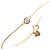 Autre Marque Bracciale charm in oro rosa 18K e diamanti D'oro