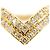 Autre Marque 18K Gelbgold-Ring mit Diamant Golden - Ansicht 2