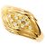 Autre Marque 18K Gelbgold-Ring mit Diamant Golden