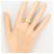 Autre Marque 18K Gelbgold-Ring mit Diamant Golden - Ansicht 7