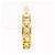 Autre Marque Orecchini a cerchio in oro giallo 18K con diamante D'oro