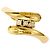 Autre Marque 18K Gelbgold Diamantring Golden