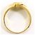 Autre Marque Anello a fascia in oro giallo 18K e diamanti D'oro - vista 3