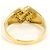 Autre Marque Anello a fascia in oro giallo 18K e diamanti D'oro - vista 4