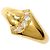 Autre Marque 18K Gelbgold-Ring mit Diamant Golden
