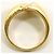 Autre Marque 18K Gelbgold-Ring mit Diamant Golden - Ansicht 3