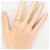Autre Marque 18K Gelbgold-Ring mit Diamant Golden - Ansicht 7