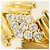 Autre Marque 18K Gelbgold-Ring mit Diamant Golden - Ansicht 2