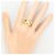 Autre Marque 18K Gelbgold-Ring mit Diamant Golden - Ansicht 7