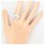 Autre Marque 18K Weißgold-Ring mit Diamant Golden - Ansicht 7