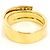 Autre Marque 18K Gelbgold-Ring mit Diamant Golden - Ansicht 4