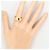 Autre Marque 18K Gelbgold-Ring mit Diamant Golden - Ansicht 7