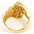 Autre Marque 18K Gelbgold-Ring mit braunem Diamanten Golden - Ansicht 4