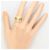 Autre Marque 18K Gelbgold-Ring mit Diamant Golden - Ansicht 7