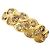 Autre Marque 18K Gelbgold-Ring mit braunem Diamanten Golden