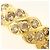 Autre Marque 18K Gelbgold-Ring mit braunem Diamanten Golden - Ansicht 2
