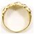 Autre Marque 18K Gelbgold-Ring mit braunem Diamanten Golden - Ansicht 3