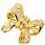 Autre Marque 18K Gelbgold-Ring mit Diamant