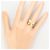 Autre Marque 18K Gelbgold-Ring mit Diamant - Ansicht 6
