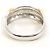 Autre Marque Diamantring aus PT900 Platin und 18K Gelbgold Golden - Ansicht 4