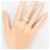 Autre Marque Diamantring aus PT900 Platin und 18K Gelbgold Golden - Ansicht 7
