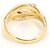 Autre Marque PT900 Platin- und 18K Gelbgold-Ring mit Diamant Golden - Ansicht 4