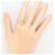 Autre Marque PT900 Platin- und 18K Gelbgold-Ring mit Diamant Golden - Ansicht 6