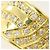 Autre Marque 18K Gelbgold-Ring mit Diamant Golden - Ansicht 2