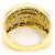 Autre Marque 18K Gelbgold-Ring mit Diamant Golden - Ansicht 4