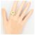 Autre Marque 18K Gelbgold-Ring mit Diamant Golden - Ansicht 7
