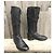 La Botte Gardiane Botas altas de cuero negro - vista 4