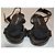Sonia Rykiel Sandali flat neri in camoscio con fiore Nero - vista 2