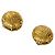 Orecchini a clip Chanel Gold Plated Rhinestone D'oro