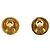 Orecchini a clip Chanel Gold Plated Rhinestone D'oro - vista 3