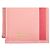 Portafoglio bi-fold con logo Prada in pelle rosa - vista 6