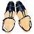 Miu Miu Sandali Flat in Pelle Marrone Nero