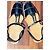 Miu Miu Sandali Flat in Pelle Marrone Nero - vista 2