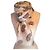 Autre Marque Sciarpa Franco Ferrari in misto seta Multicolore Beige