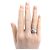 Tiffany & Co. 18K Weißgold Diamantring - Ansicht 7
