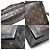 Borsa a tracolla Louis Vuitton Solar Ray Soft Trunk Marrone Nero - vista 7