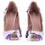 Décolleté con paillettes Miu Miu viola taglia 38 Porpora - vista 2