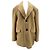 Autre Marque Abrigo de lana beige DUNST L