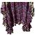 Autre Marque Camicetta trasparente con stampa floreale Dsquared2 Porpora - vista 4