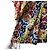 Autre Marque Camicetta in Power Net con stampa floreale VIVIENNE TAM Multicolore - vista 4