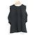 Autre Marque Top ENFOLD Double Cloth Peplum Back Volume Negro